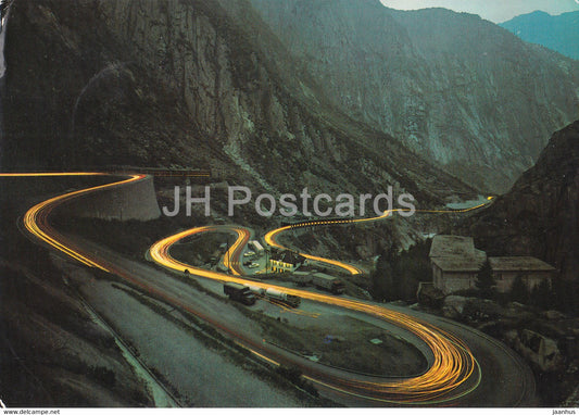 Gotthardpass - Schollenen - 3484 - 1978 - Switzerland - used - JH Postcards