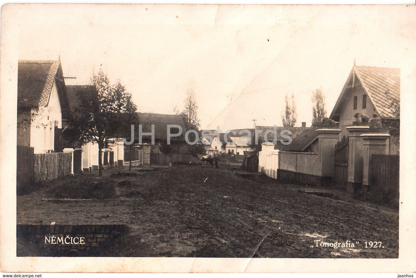 Nemcice - old postcard - 1930 - Czech Republic - used - JH Postcards