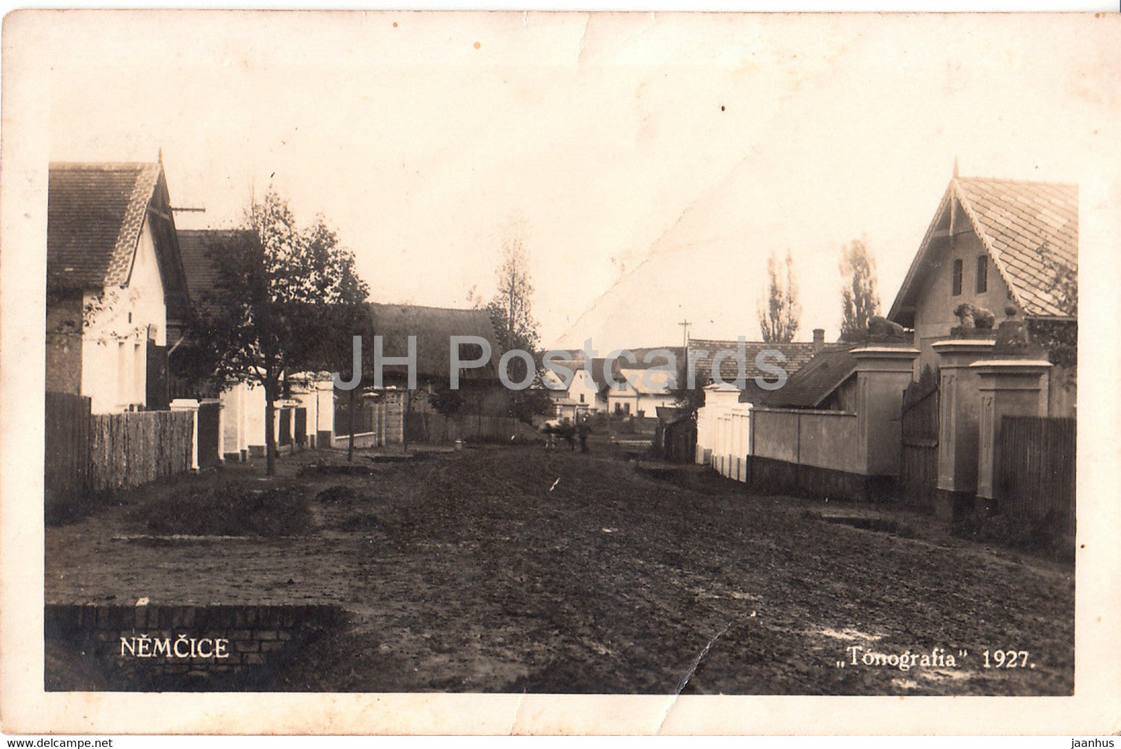 Nemcice - old postcard - 1930 - Czech Republic - used - JH Postcards