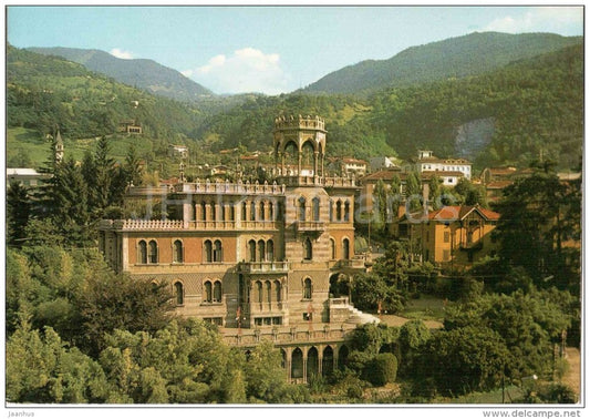 Villa Gheza e panorama - Breno Vallecamonica - Brescia - Lombardia - Italia - Italy - unused - JH Postcards