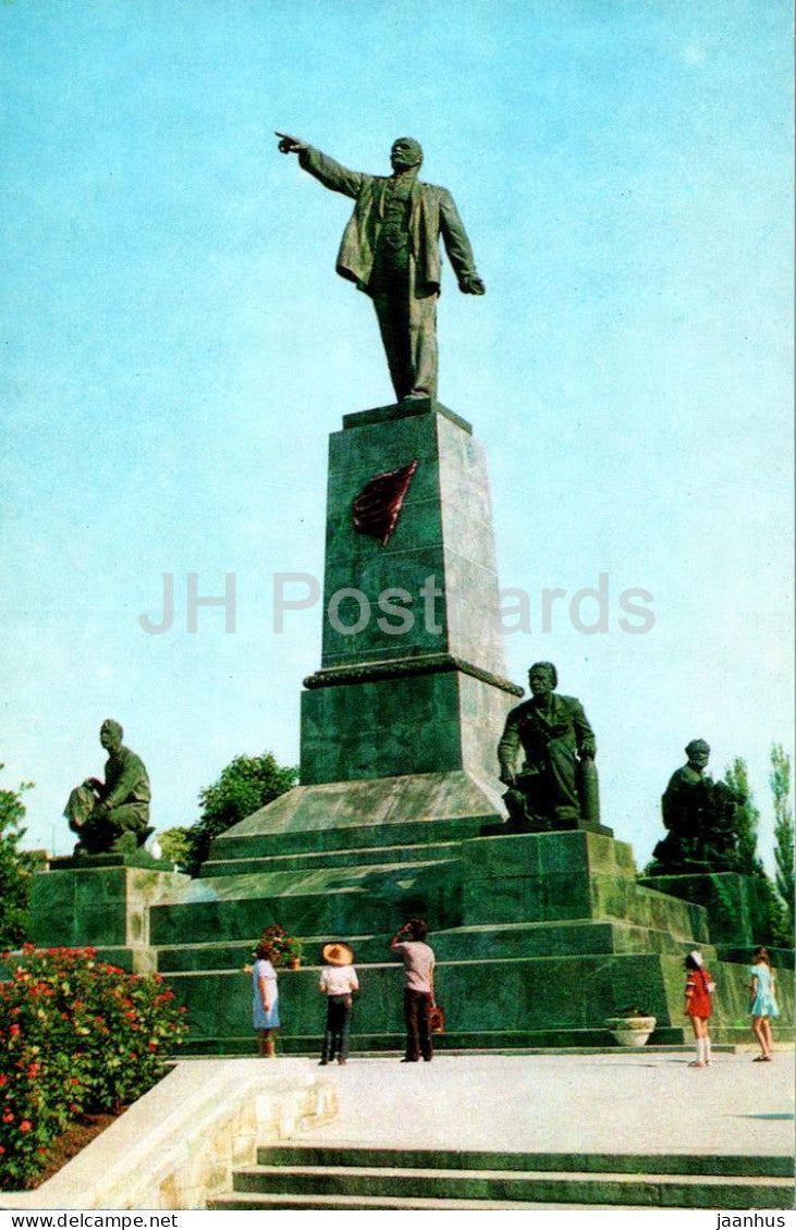 Sevastopol - monument to Lenin - Crimea - Ukraine USSR - unused