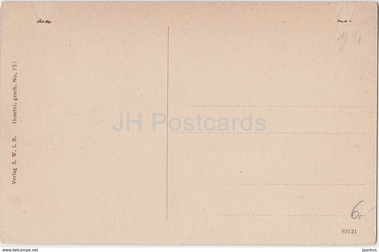 Breslau - Wroclaw - Blick auf die Sandinsel - boat - 152 - old postcard - Poland - unused