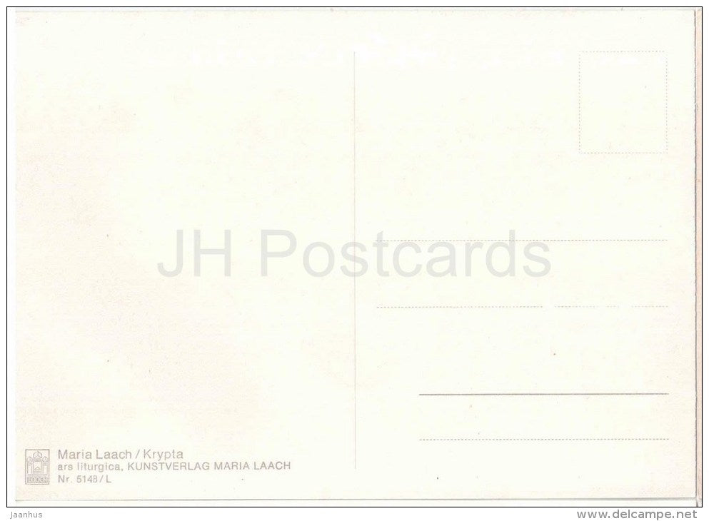 Maria Laach - Krypta - 5148 - Germany - nicht gelaufen - JH Postcards