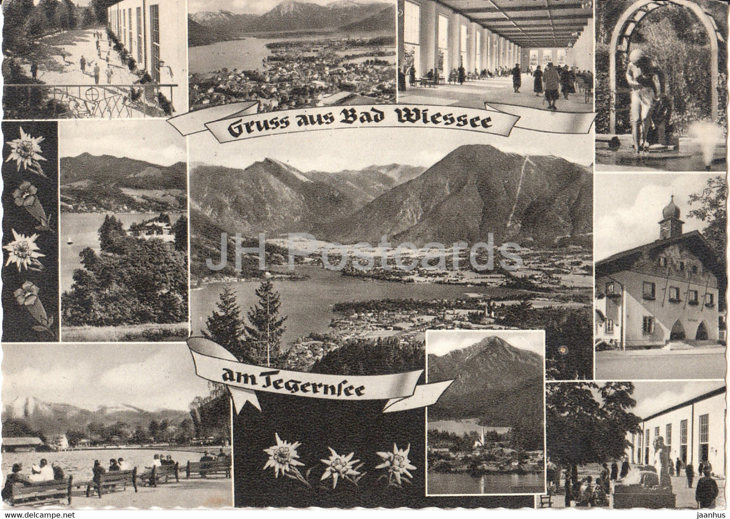 Gruss aus Bad Wiessee am Tegernsee - Germany - used - JH Postcards