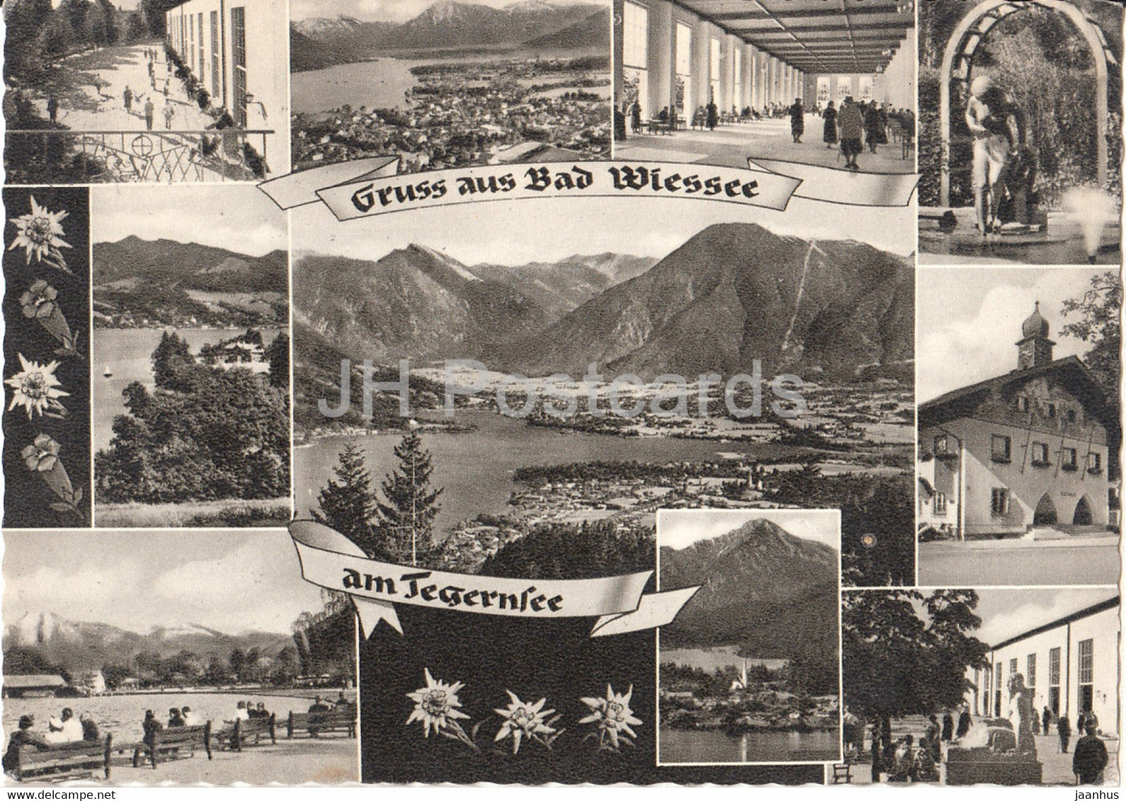Gruss aus Bad Wiessee am Tegernsee - Germany - used - JH Postcards