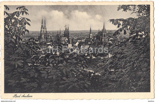 Bad Aachen - old postcard - 1936 - Germany - used - JH Postcards