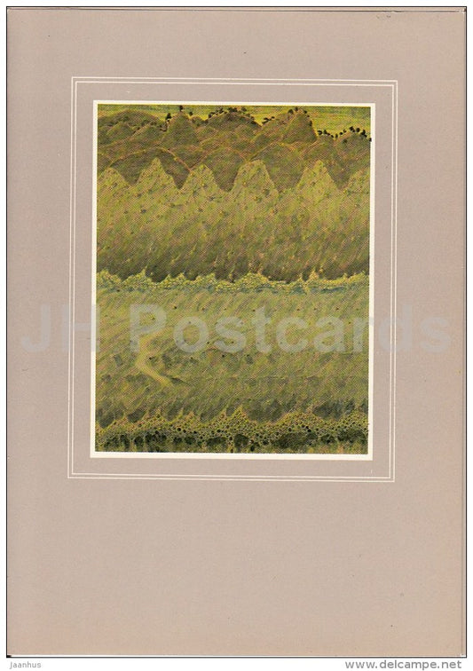 painting by M. Ciurlionis - Sonata of the Sea . Allegro , 1908 - Lithuanian Art - 1982 - Lithuania USSR - unused - JH Postcards