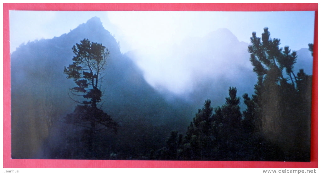 Rysov peak 2499 m - Tatra Mountains - Tatra Poetry - Czech Republic - Czechoslovakia - unused - JH Postcards
