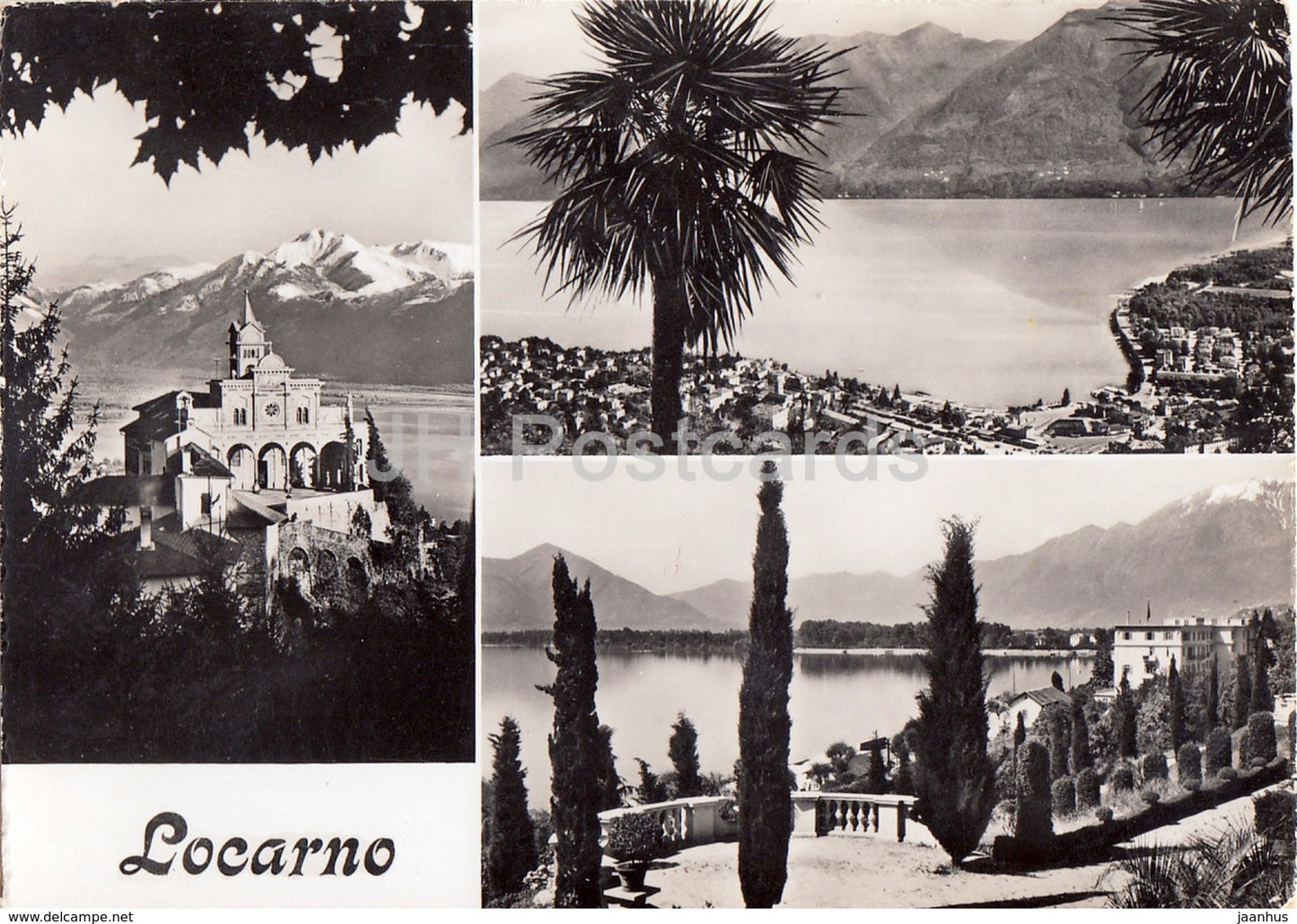 Locarno - 3103 - 1955 - Switzerland - used - JH Postcards