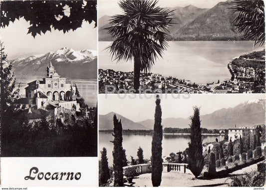 Locarno - 3103 - 1955 - Switzerland - used - JH Postcards