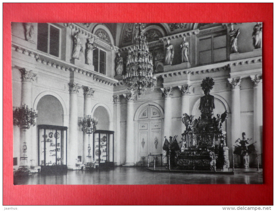 Concert Hall - The Winter Palace - Leningrad - St. Petersburg - 1973 - Russia USSR - unused - JH Postcards