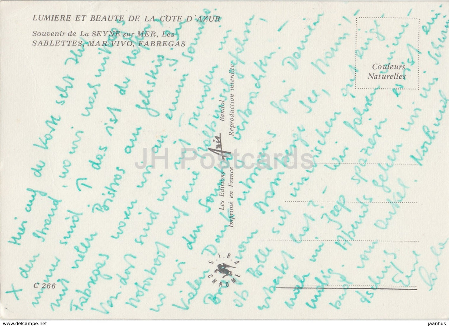 La Seyne sur Mer - Côte d'Azur - French Riviera - Les Sablettes - beach - C 266 - multiview - France - used