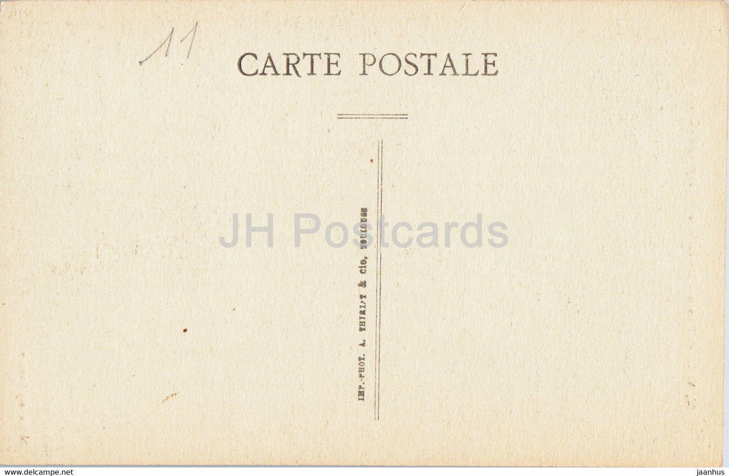 Vallee de l'Aude - Defile de la Pierre Lys - Interieur - 23 - alte Postkarte - Frankreich - unbenutzt