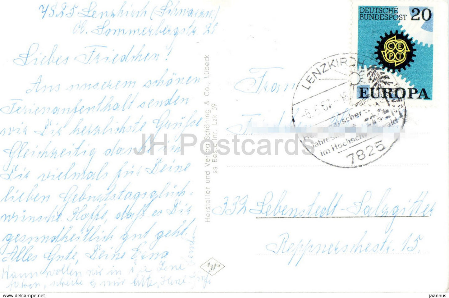 Gruss aus Lenzkirch - 1967 - Germany - used