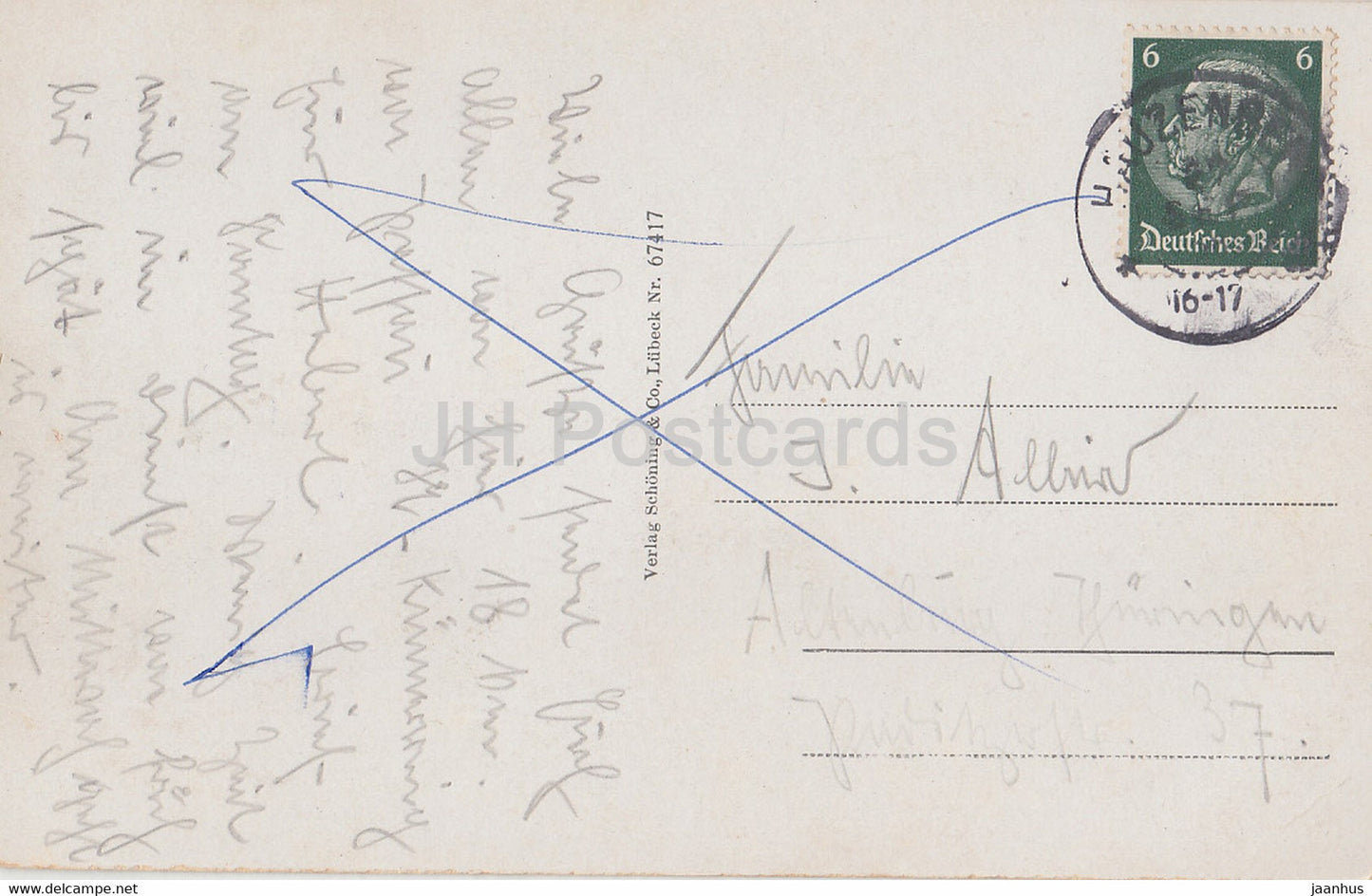 Passau - Residenzplatz - 67417 - old postcard - Germany - used