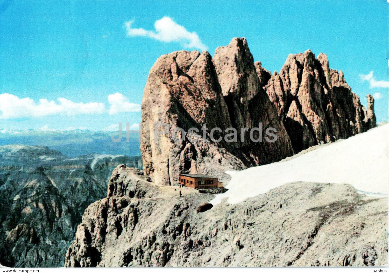 Rif Passo Santner 2741 m - Gruppo del Catinaccio - 1961 - Italy - used - JH Postcards