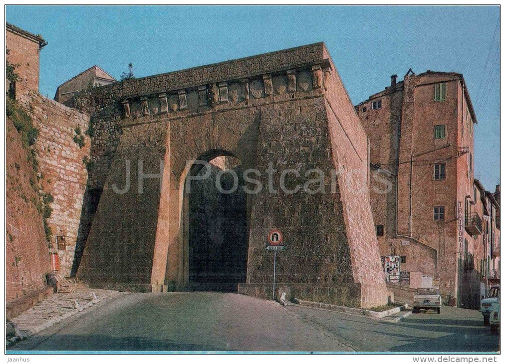 Porta al Prato gia Porta di gracciano m. 605 - Montepulciano - Siena - Toscana - 107 - Italia - Italy - unused - JH Postcards