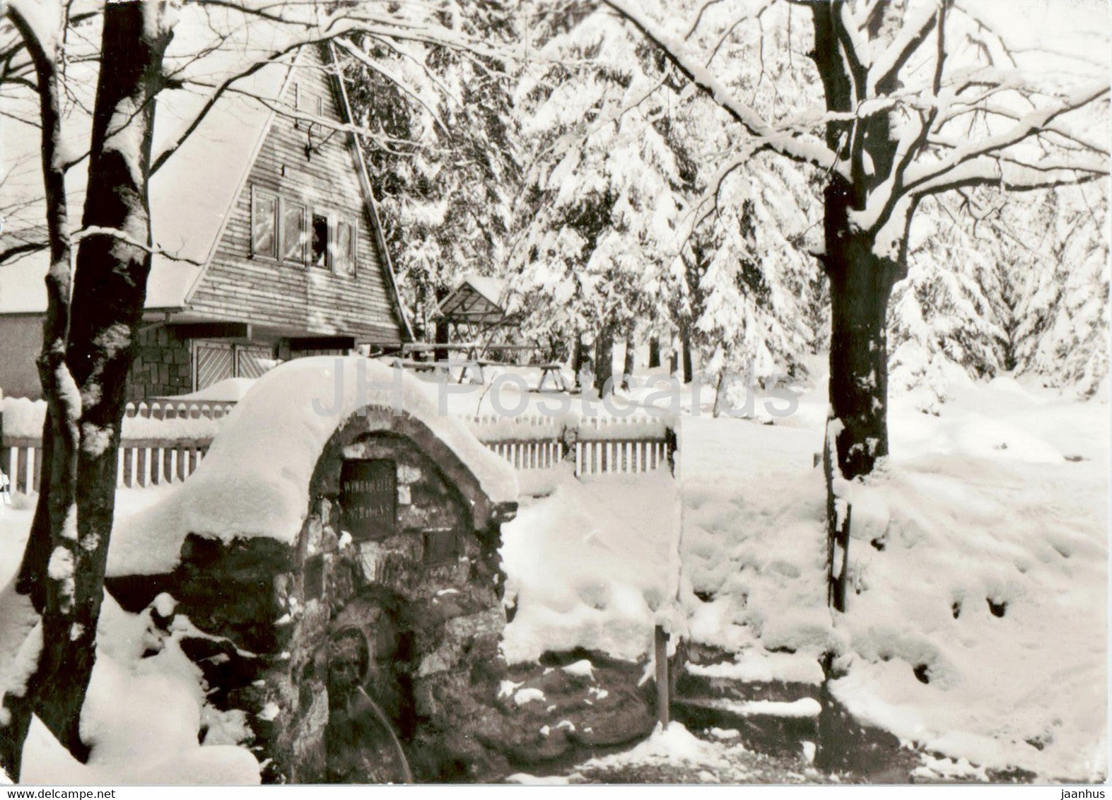 Hohenluftkurort Masserberg - Werraquelle 797 m - Thur Wald - Germany DDR - used - JH Postcards
