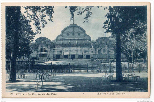 Le Casino vu du Parc - 159 - Vichy - Allier - France - unused - JH Postcards