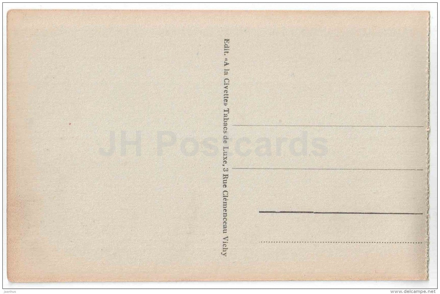 Le Casino vu du Parc - 159 - Vichy - Allier - France - unused - JH Postcards