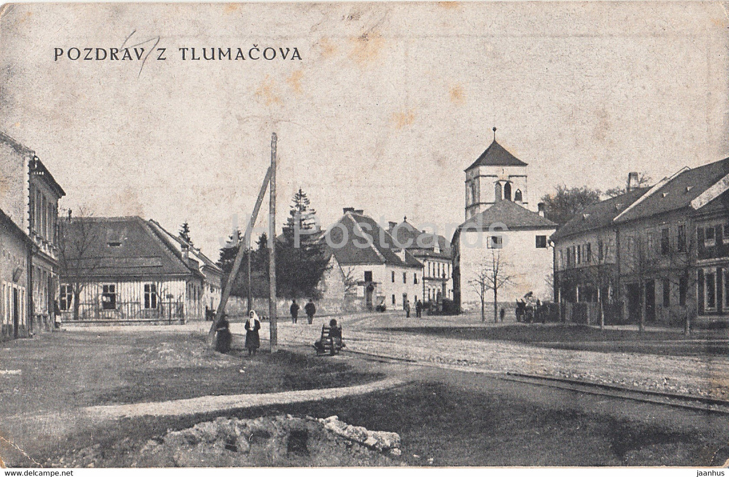Pozdrav z Tlumacova - Tlumacov - old postcard - Czech Republic - used - JH Postcards