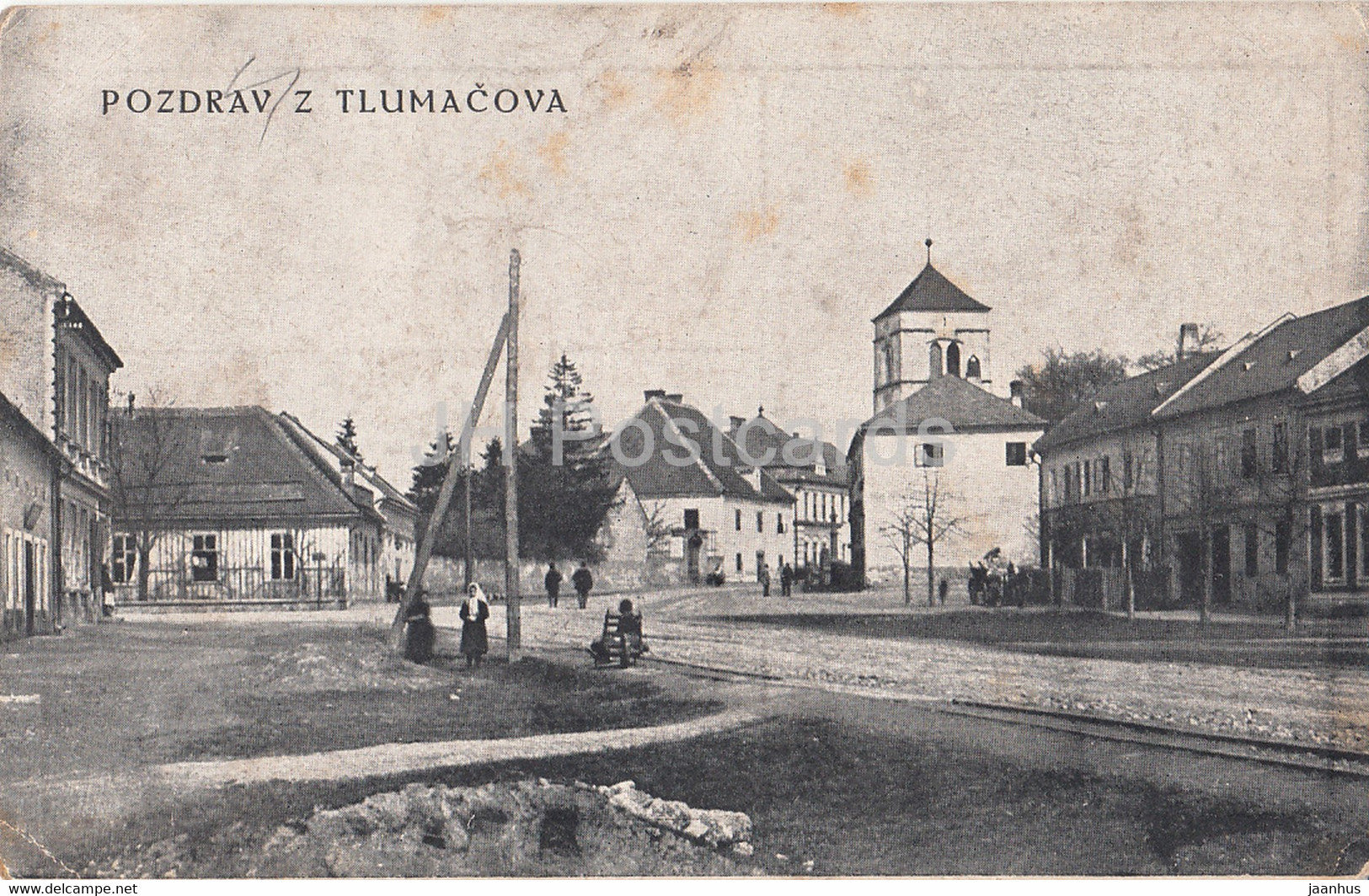 Pozdrav z Tlumacova - Tlumacov - old postcard - Czech Republic - used - JH Postcards