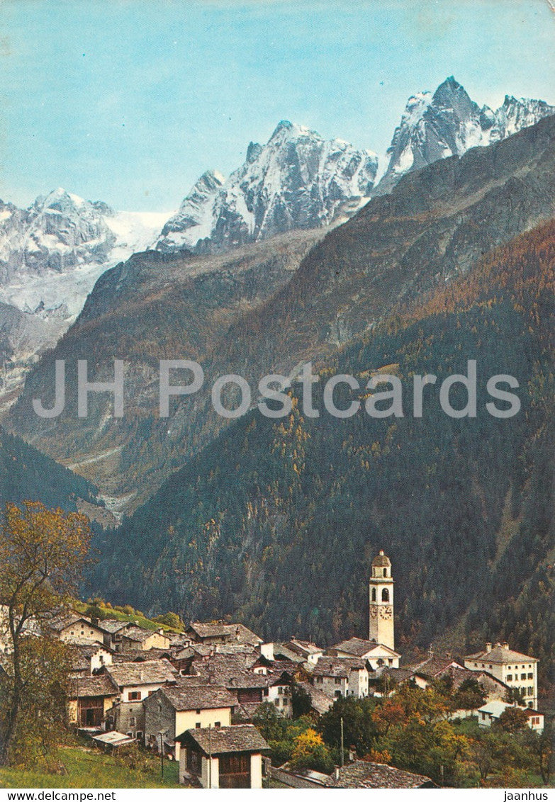 Soglio Bergell - Bondascagruppe - 4479 - 1977 - Switzerland - used - JH Postcards
