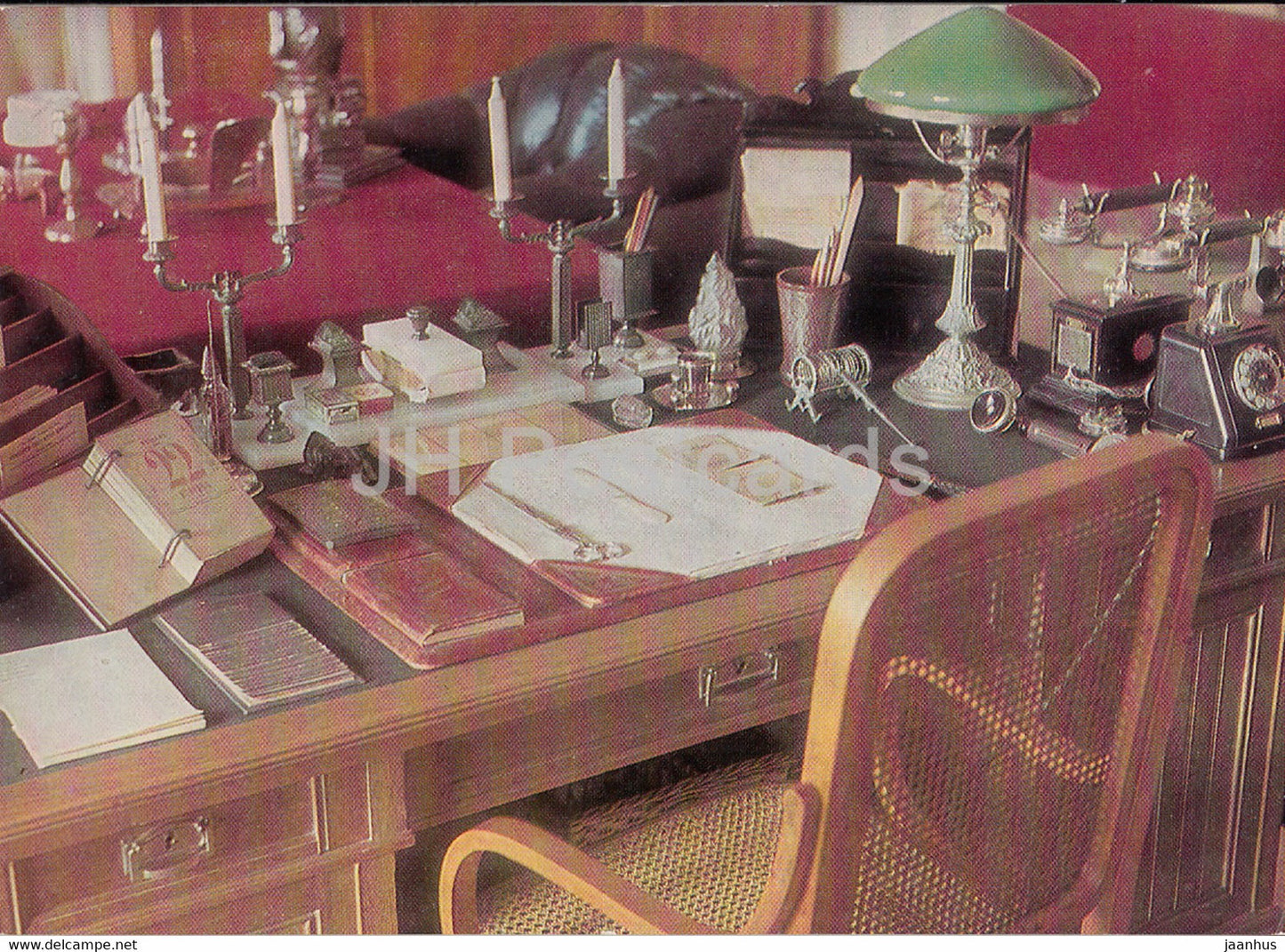 Lenin's study and apartment in the Kremlin - Desk in the Lenin's Study - 1968 - Russia USSR - unused - JH Postcards