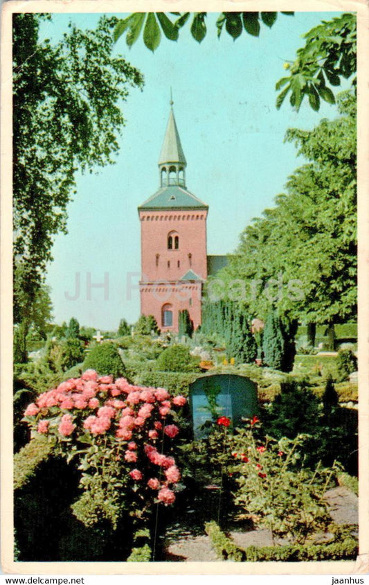 Bregninge Kirke - church - Denmark - used - JH Postcards