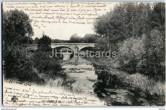 Indre et Loire - Environs de Tours - Vouvray - Pont sur la Cisse - 179 - bridge - old postcard - 1904 - France - used - JH Postcards