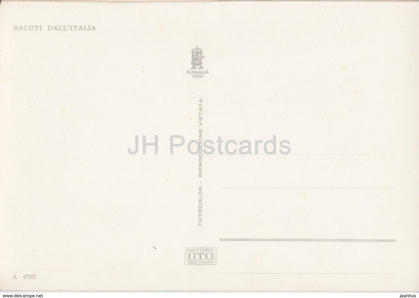 Souvenir d'Italie - Roma - Venezia - Pisa - Napoli - Palermo - Firenze - Torino - Bologna - Italy - 1963 - unused