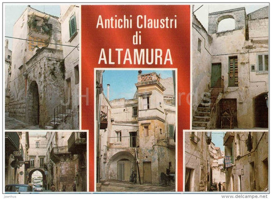 Antichi Claustri di Altamura - Ancient cloisters of Altamura - Altamura - Puglia - 65 - Italia - Italy - unused - JH Postcards