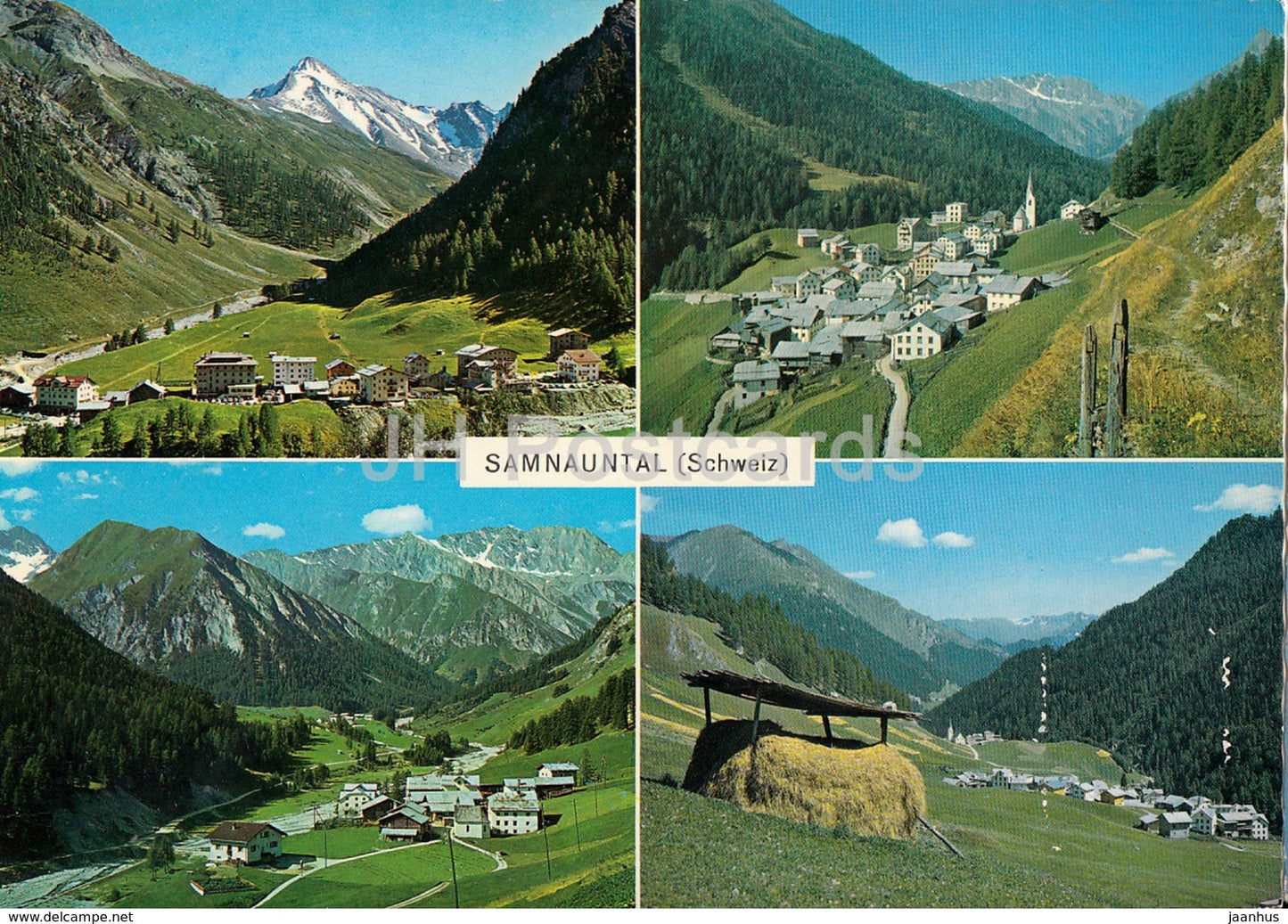 Samnauntal - Samnaun Dorf - Compatsch - Raveisch - Laret - 14142 - Switzerland - unused - JH Postcards