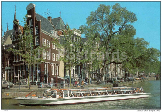 Oude Schans - 1 - passenger boat - Amsterdam - Netherlands - unused - JH Postcards