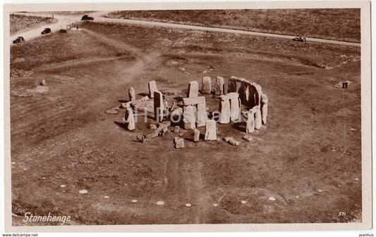 Stonehenge - 571 - 1952 - United Kingdom - England - used - JH Postcards