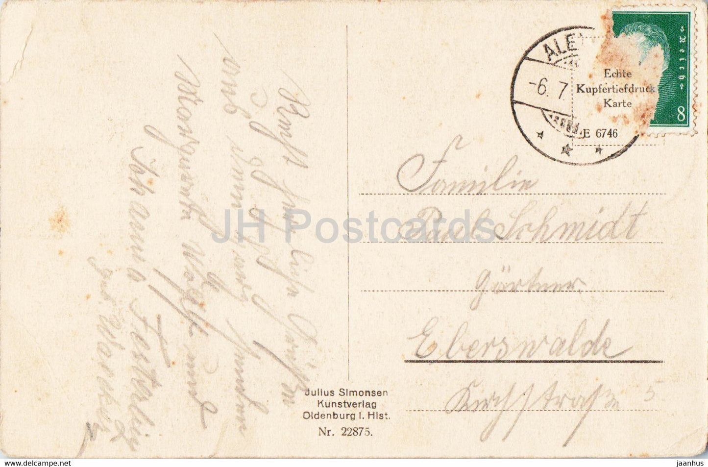 Magdesprung bei Alexisbad - 22875 - old postcard - Germany - used