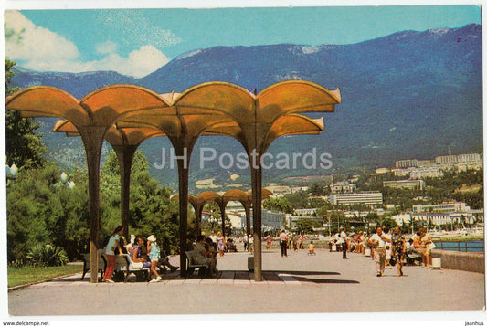 Yalta - Crimea - Lenin Quay - 1974 - Ukraine - unused - JH Postcards