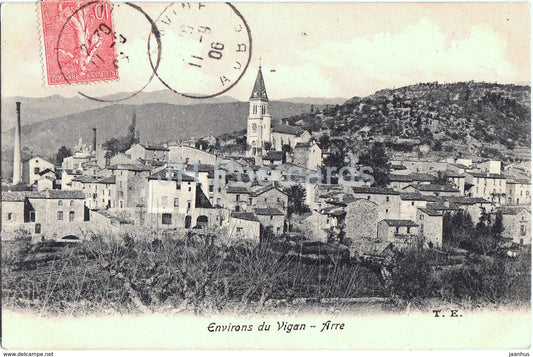 Environs du Vigan - Arre - old postcard - 1906 - France - used - JH Postcards