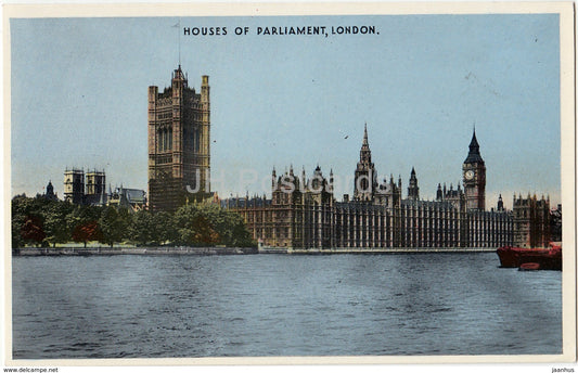 London - Houses of Parliament - United Kingdom - England - used - JH Postcards