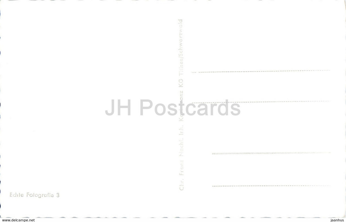 Titisee - Hochschwarzwald 860 m - carte postale ancienne - Allemagne - inutilisée