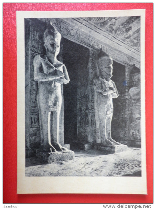 The Great Temple of Abu Simbel 1 , XIII century BC - Egypt - Architecture of Ancient East - 1964 - Russia USSR - unused - JH Postcards