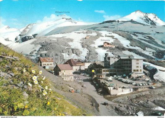 Passo Dello Stelvio 2760 m - Scuola Estiva Sci Sertorelli -1969 - Italy - Italia - used - JH Postcards