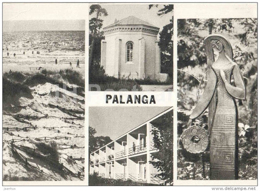 The Baltic Sea , Reading-room on the Birute Hill , Baltija Rest Home - Palanga - 1969 - Lithuania USSR - unused - JH Postcards