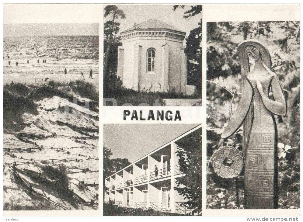 The Baltic Sea , Reading-room on the Birute Hill , Baltija Rest Home - Palanga - 1969 - Lithuania USSR - unused - JH Postcards