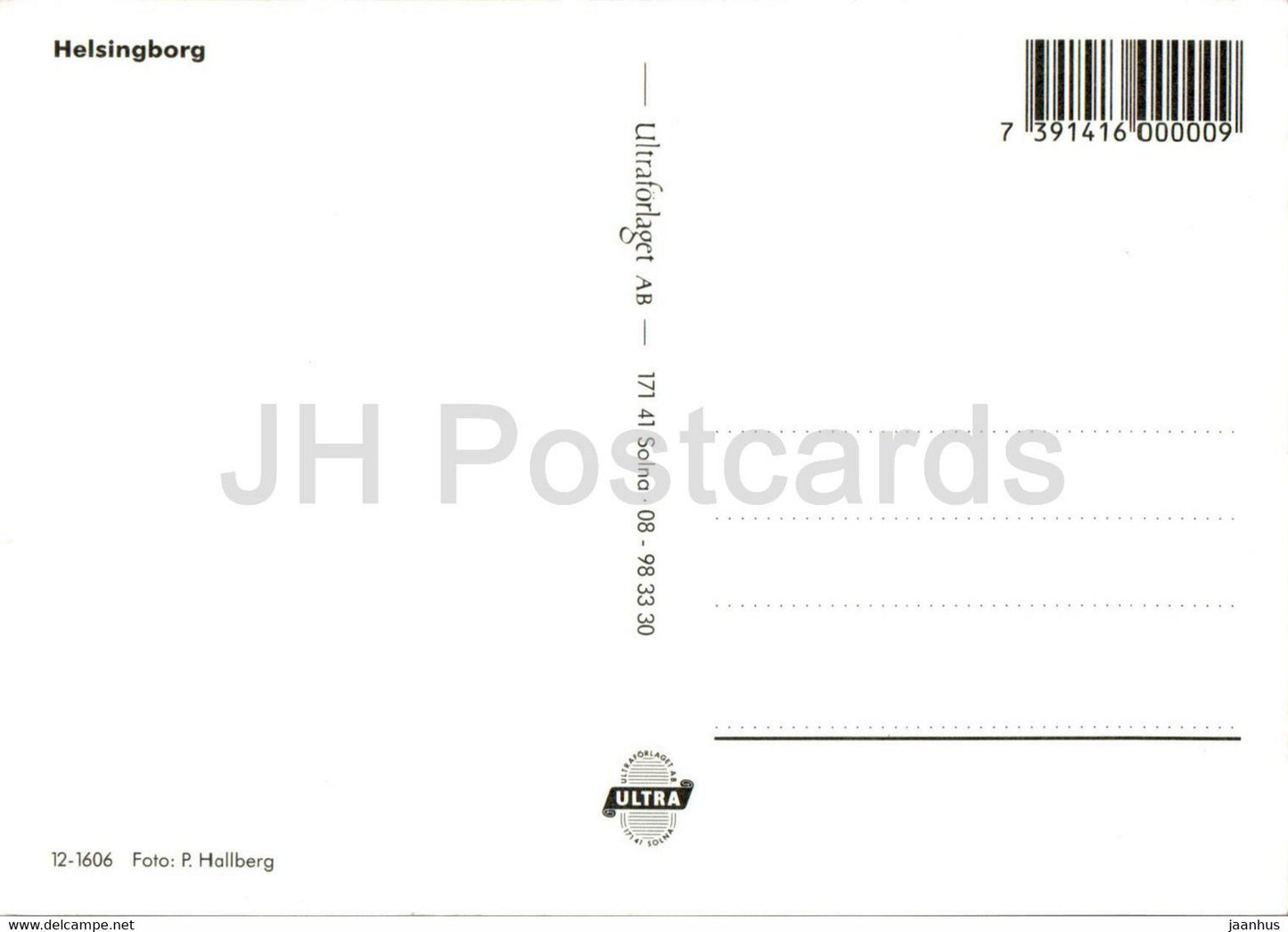 Greetings from Helsingborg - multiview - Sweden - unused