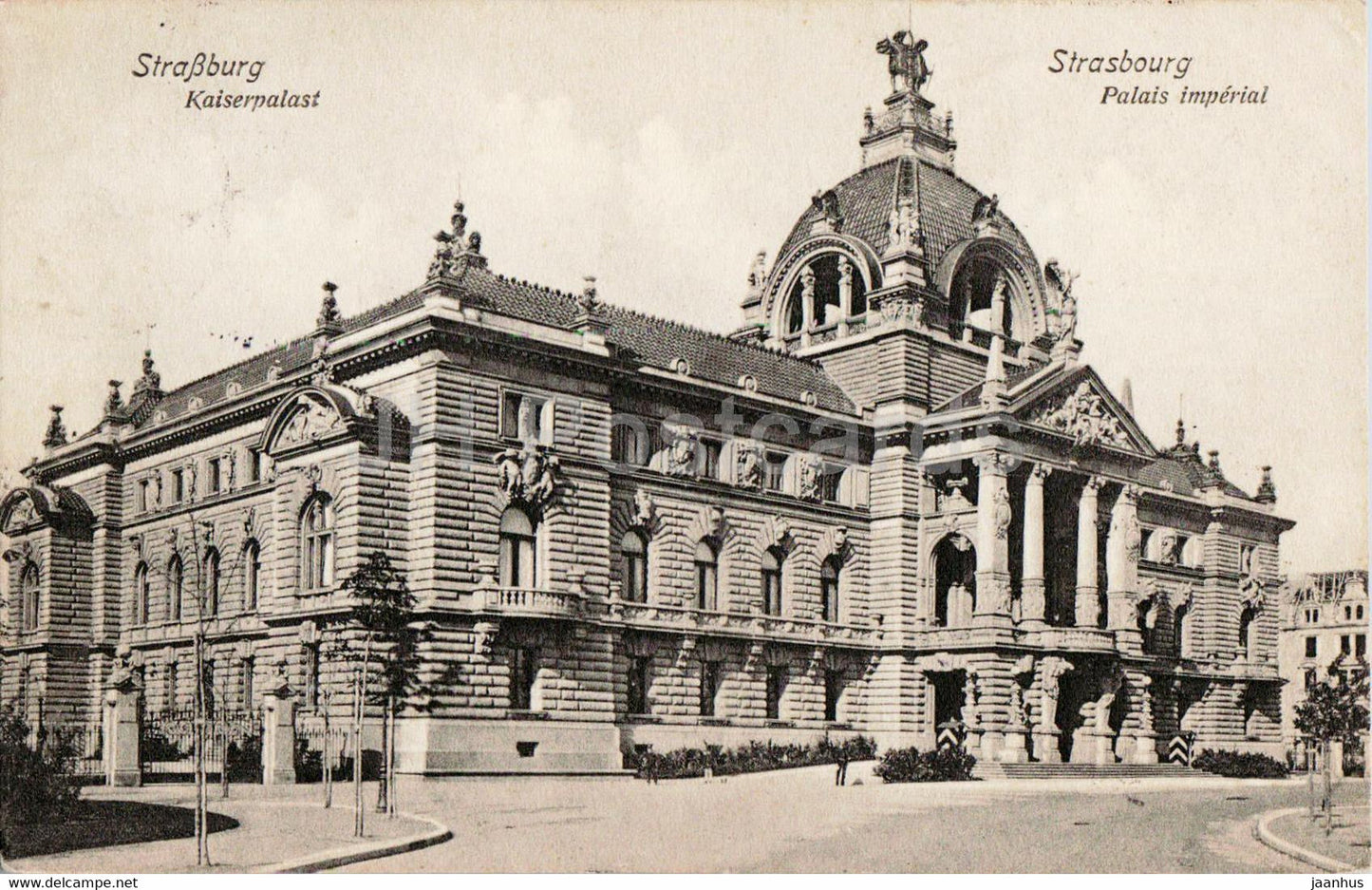 Strasbourg - Strassburg - Kaiserpalast - Palais Imperial - 68145 - old postcard - 1913 - France - used - JH Postcards