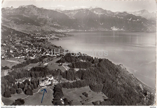 Chexbres - Hotel du Signal et son Parc - 6089 - Switzerland - 1957 - used - JH Postcards