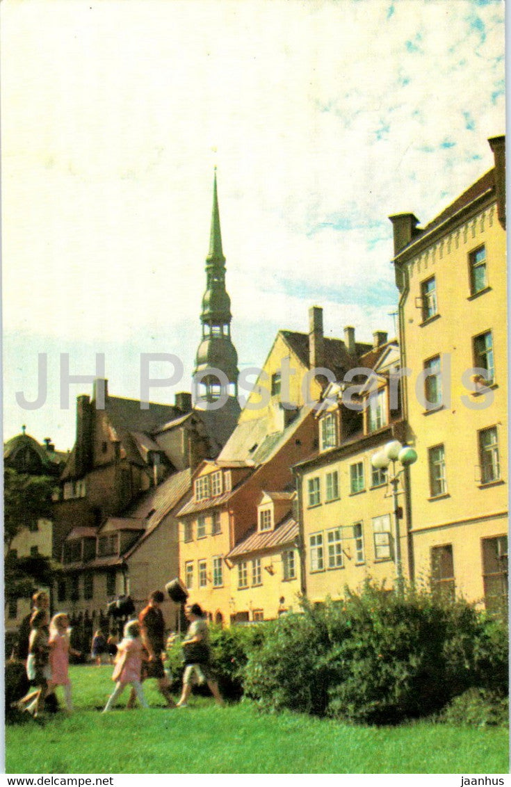 Riga - Old Town - Meistaru street - 1976 - Latvia USSR - unused - JH Postcards