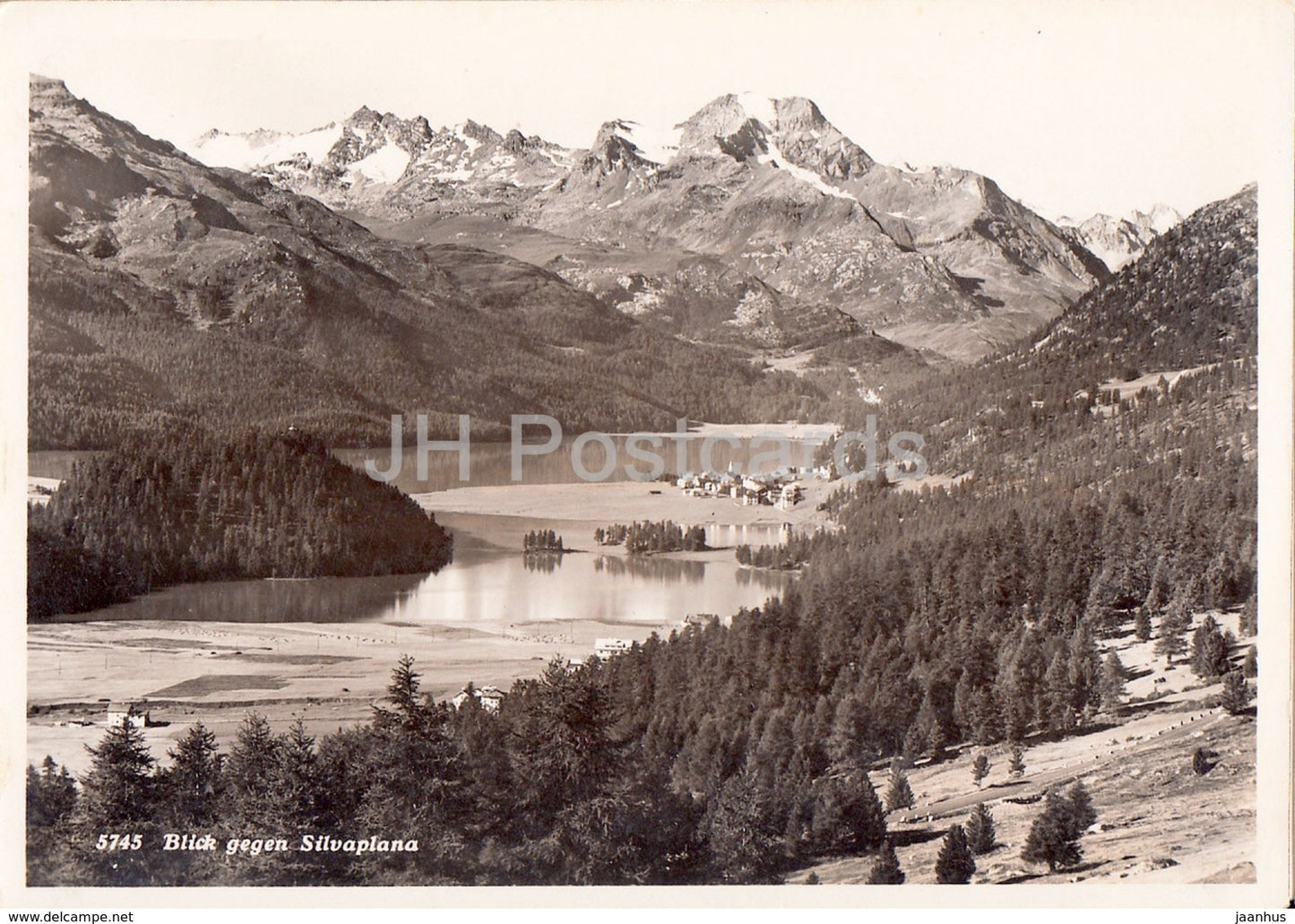 Blick gegen Silvaplana - 5745 - Switzerland - unused - JH Postcards