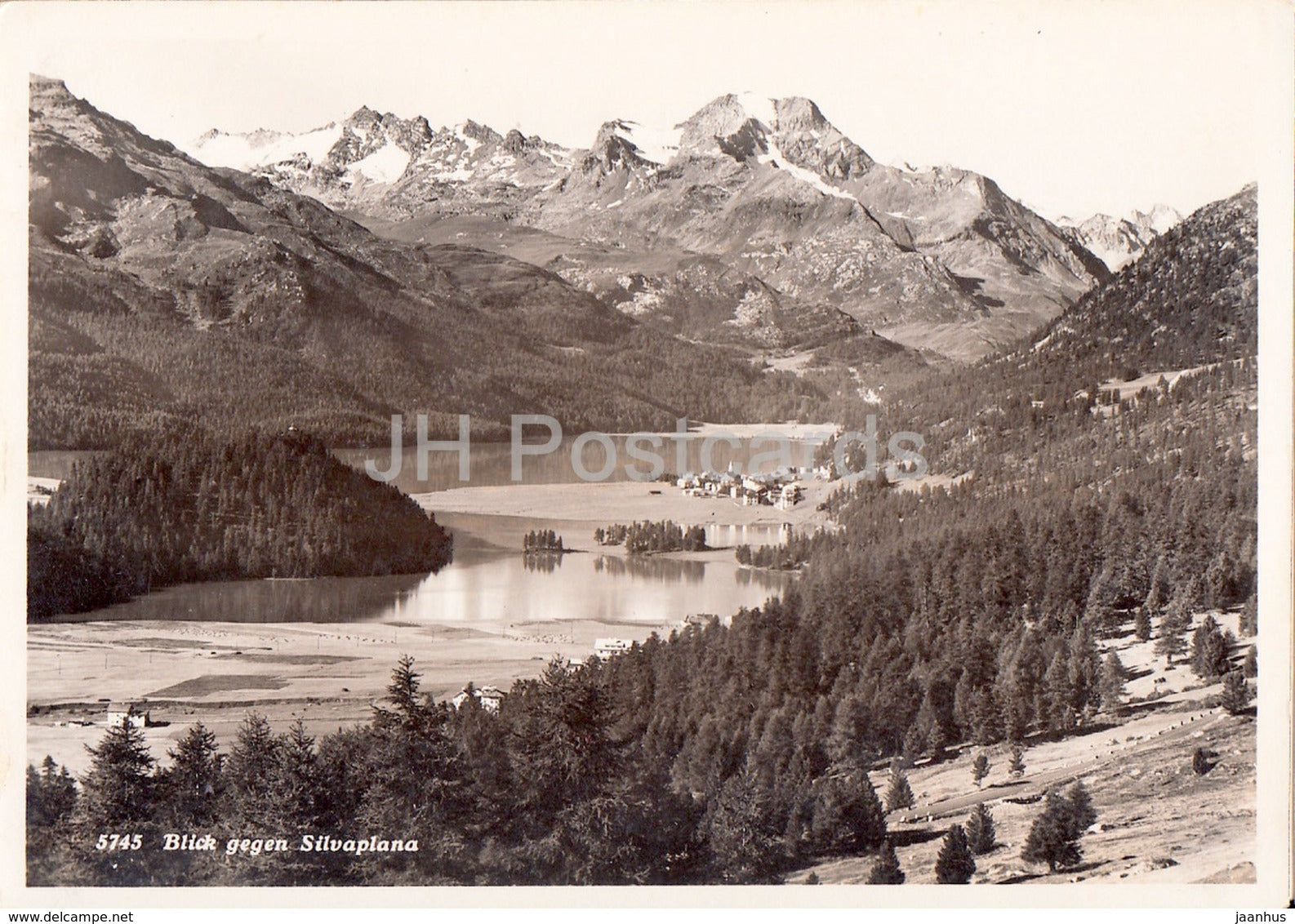 Blick gegen Silvaplana - 5745 - Switzerland - unused - JH Postcards